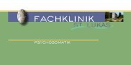 Download Prospekt Psychosomatik - Fachklinik St. Lukas