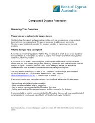 Complaint & Dispute Resolution - Delphi Bank