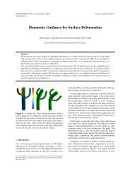 Harmonic Guidance for Surface Deformation - CiteSeerX