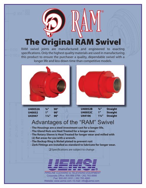 The Original RAM Swivel - UEMSI