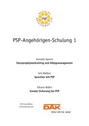 (IPS) vs Atypische Parkinsonsyndrom - PSP-Gesellschaft