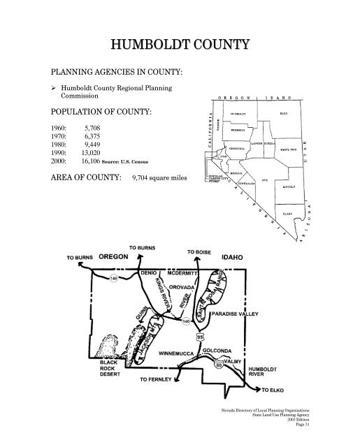 CARSON CITY - Nevada Division of State Lands