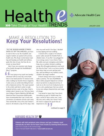 January - Advocate Benefits