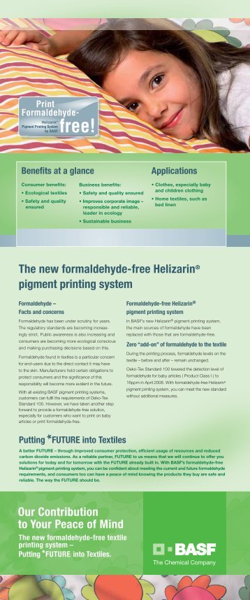 Helizarin® Pigment Printing System - Performance Chemicals