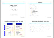 Digital System ilVerog HDL Outline Hardware Description Language