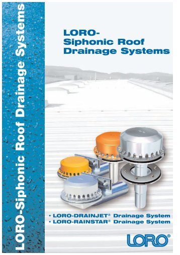 Siphonic Roof Drainage Systems - Loro