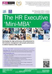 HR Mini-MBA - Falconbury