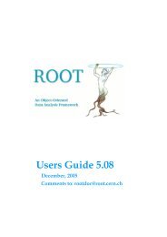 ROOT Users Guide