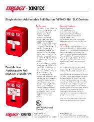 Single Action Addressable Pull Station: VF3033-1M ... - Fireboy Xintex