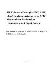 19 SIP Vulnerabilities for SPIT, SPIT Identification Criteria, Anti-SPIT ...