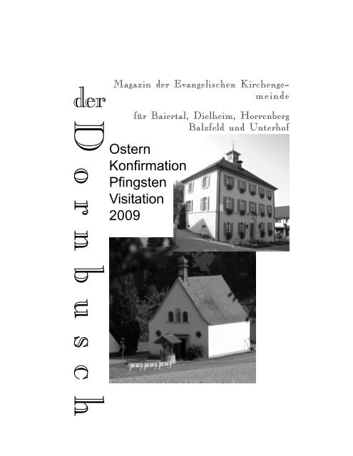 Dornbusch Ostern 2009 - Evangelische Kirchengemeinde Wiesloch ...