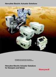 Herculine Electric Actuator Solutions for Dampers ... - Thermo-Kinetics