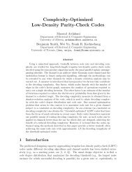 Complexity-Optimized Low-Density Parity-Check Codes