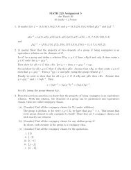 MATH 223 Assignment 5 due March 29 45 marks + 2 bonus 1. (4 ...