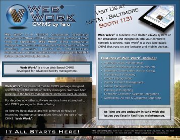 Brochure from Web Work CMMS by Tero - NFMT