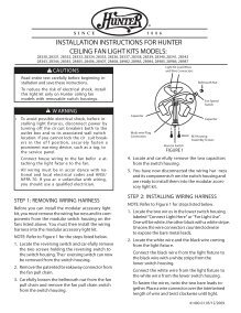 Installation Instructions For Hunter Ceiling Fan