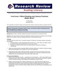 Reading/Literacy - Early Grade Reading Mobilization Toolkit