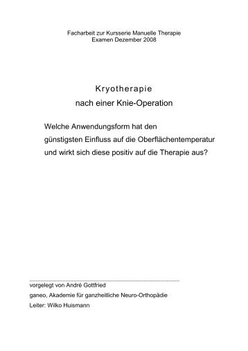 Facharbeit für MT-Prüfung von André Gottfried - ganeo