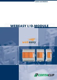 Webeasy E/A Module - CONTA-CLIP