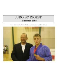 JUDO BC DIGEST