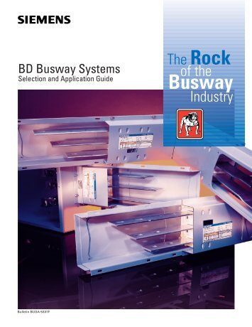 BD Busway Catalog Numbers - Siemens