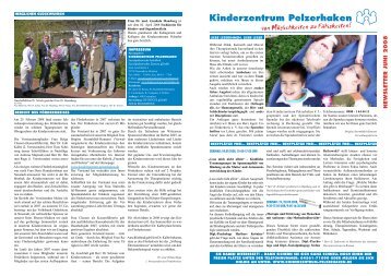 newsletter juni 2008 - Kinderzentrum Pelzerhaken