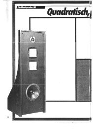 Vorserientest SFI 25/35 Lautsprecher