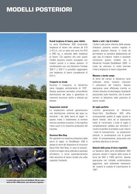 Deutz Fahr DiscMaster - Attrezzature Agricole