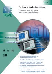 DT990 Particulate Monitoring Systems - CMB Control