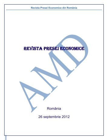 Revista Presei Economice