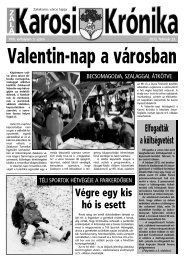 2012. február 23-i szám - Zalakaros