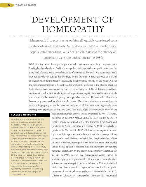 Encyclopedia of Homeopathy