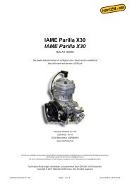 IAME Parilla X30 IAME Parilla X30 - Mach1 Kart