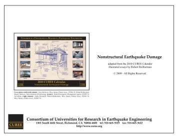 Nonstructural Earthquake Damage - CUREe