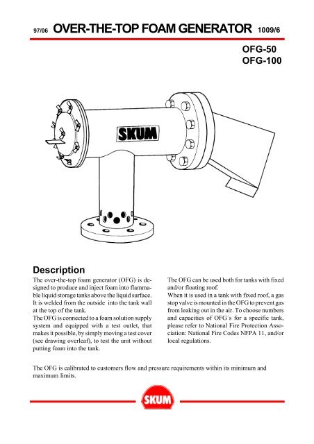 OVER-THE-TOP FOAM GENERATOR