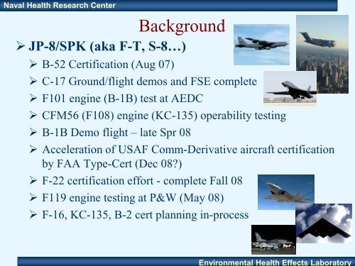 Toxicity Assessment of F-T Jet Fuel (JP-8/SPK) - E2S2