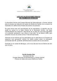 LISTA DE CALIFICACIONES FINALES DEL ... - Poder Judicial