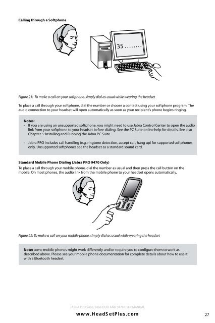 Jabra 9470 user manual - Headset Plus.com