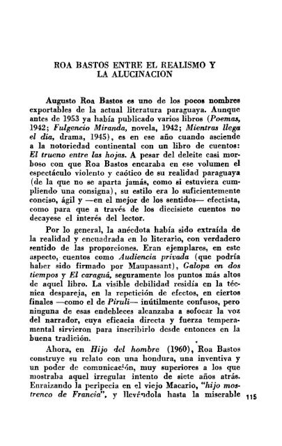 Benedetti, Mario - Letras del continente mestizo