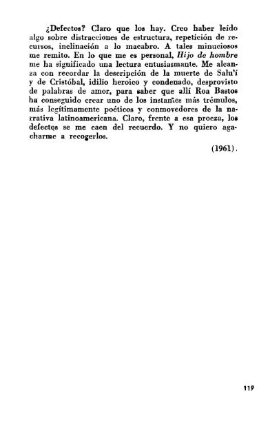 Benedetti, Mario - Letras del continente mestizo