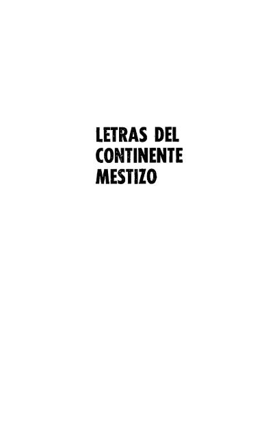Benedetti, Mario - Letras del continente mestizo