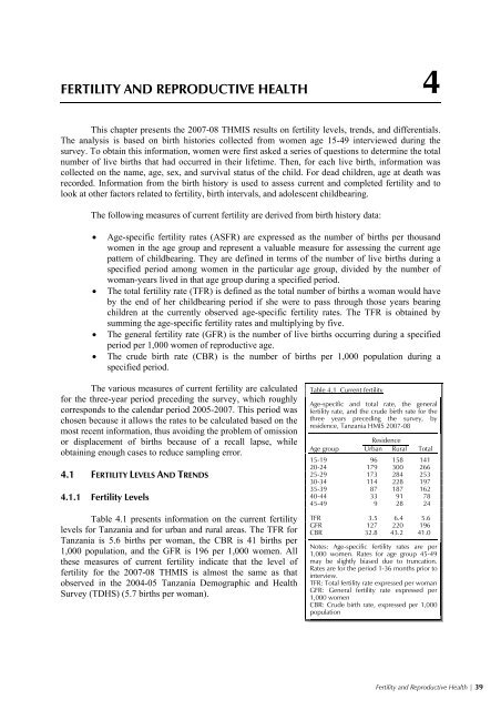 Tanzania HIV/AIDS and Malaria Indicator Survey ... - Measure DHS