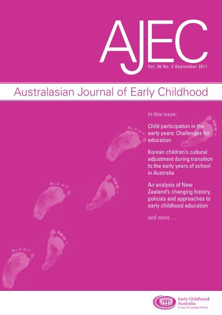 Australasian Journal of Early Childhood