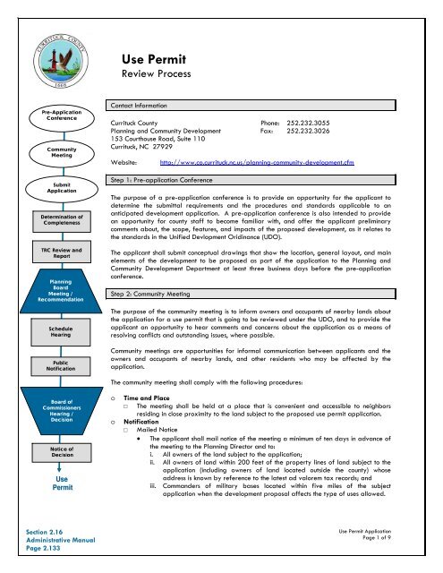 UDO Administrative Manual - Currituck County Government