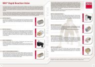 RRV Rapid Reaction Valve - GSR Ventiltechnik