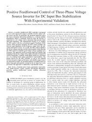 Positive Feedforward Control of Three-Phase Voltage ... - IEEE Xplore