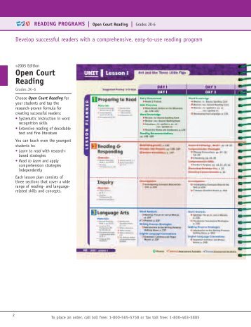 Open Court Reading - McGraw-Hill Ryerson