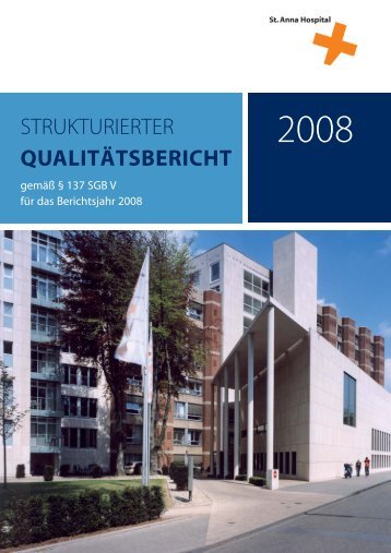 Qualitätsbericht St. Anna Hospital 2008 - Marien-Hospital Witten