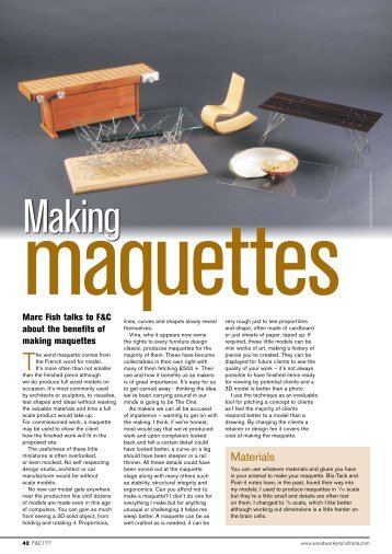 Making Maquettes issue 177 - Marc Fish