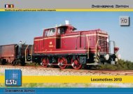 Locomotives 2013 - ESU - Benelux + France